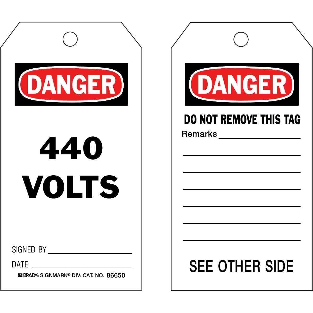 Brady® 86650 Safety & Facility Tags
