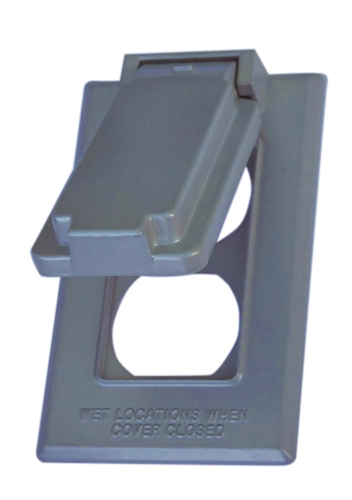 Southwire - Topaz WCV1DUP Weatherproof Device/Outlet Box Covers