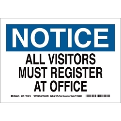 Brady® 118236 Access & Security Signs