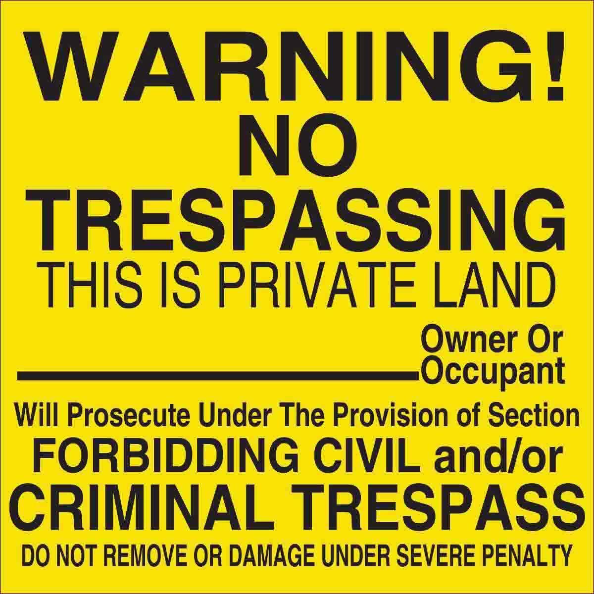 Brady® 115530 Access & Security Signs