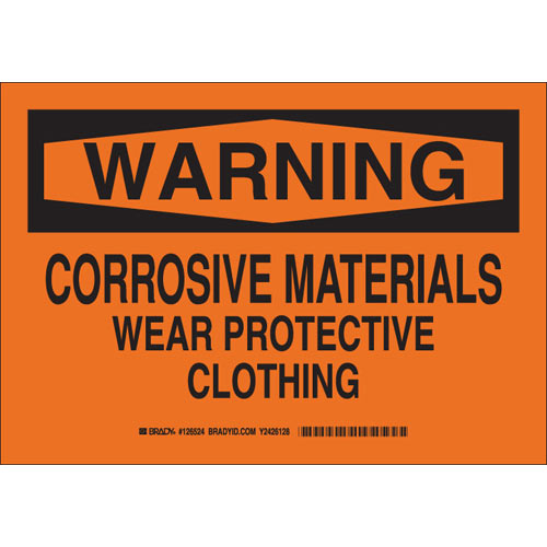 Brady® 126523 Chemical & Hazardous Material Signs