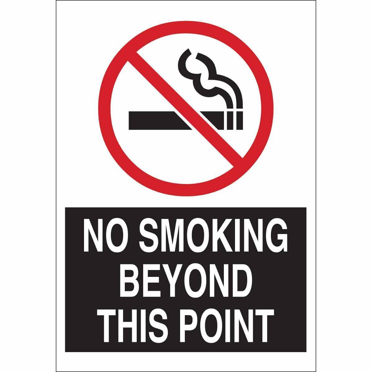 Brady® 141924 No Smoking & Restricted Activity Signs