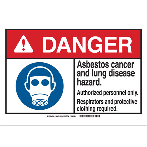 Brady® 144829 Accident Prevention Signs