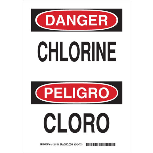 Brady® 125155 Chemical & Hazardous Material Signs