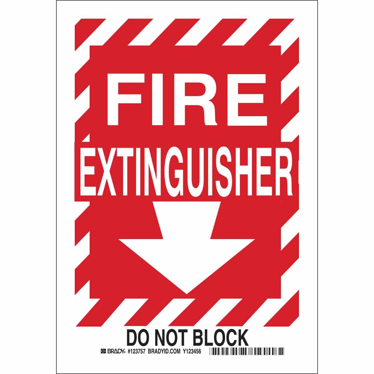 Brady® 123756 Fire, Emergency, Exit & First Aid Signs