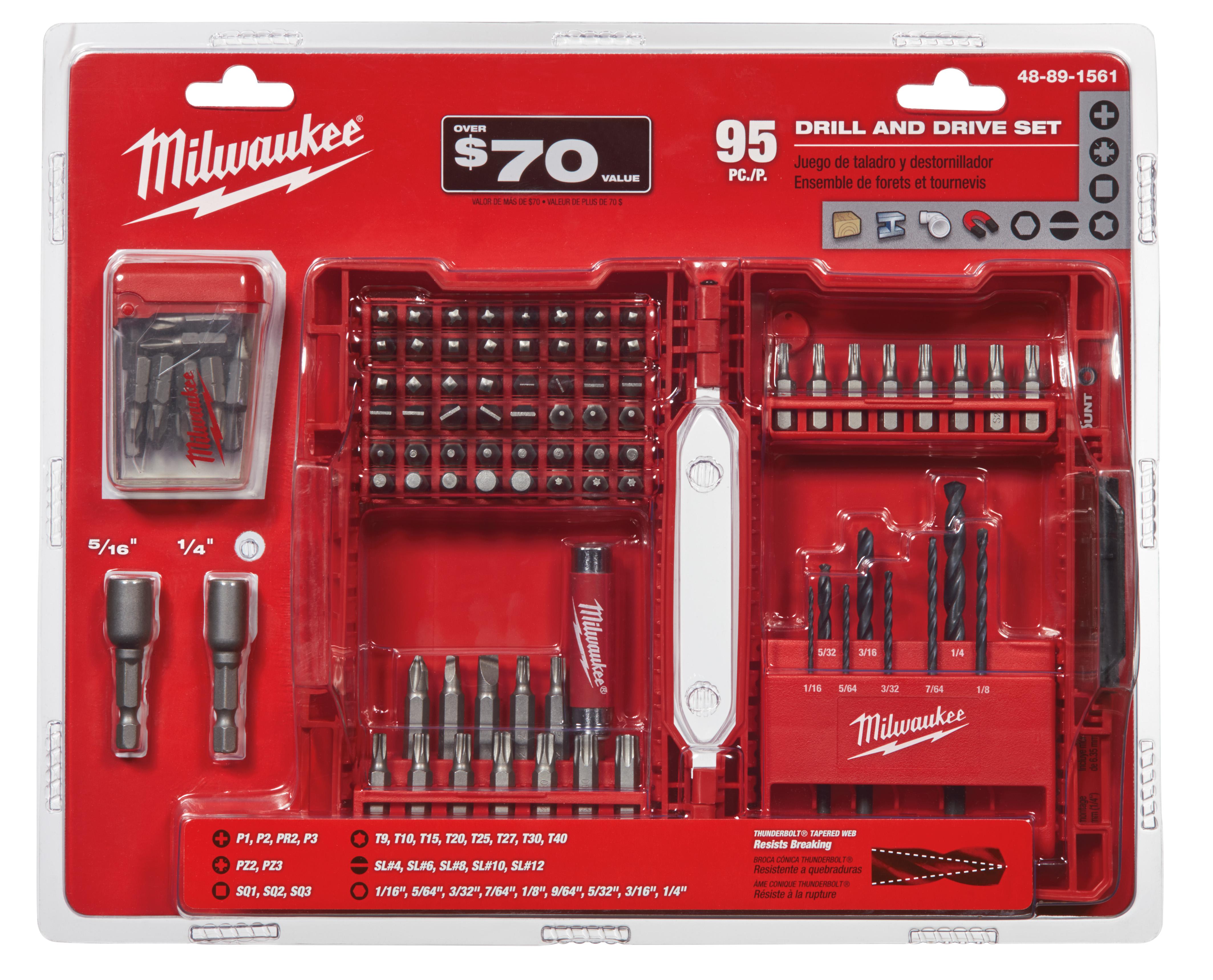 Milwaukee® 48-89-1561 Drill Bit Sets