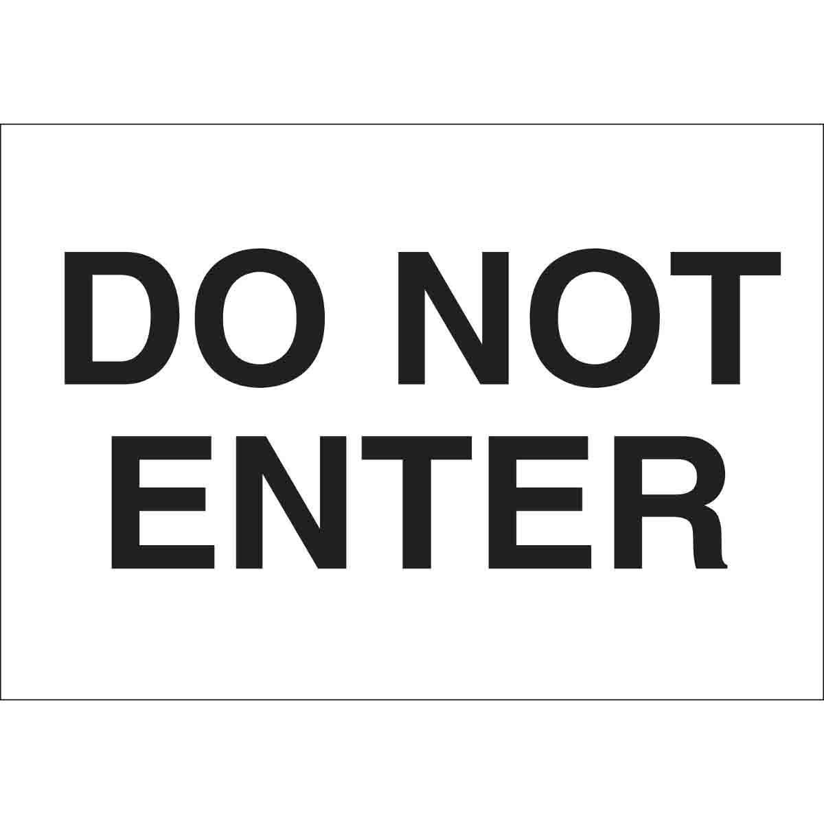 Brady® 69096 Access & Security Signs