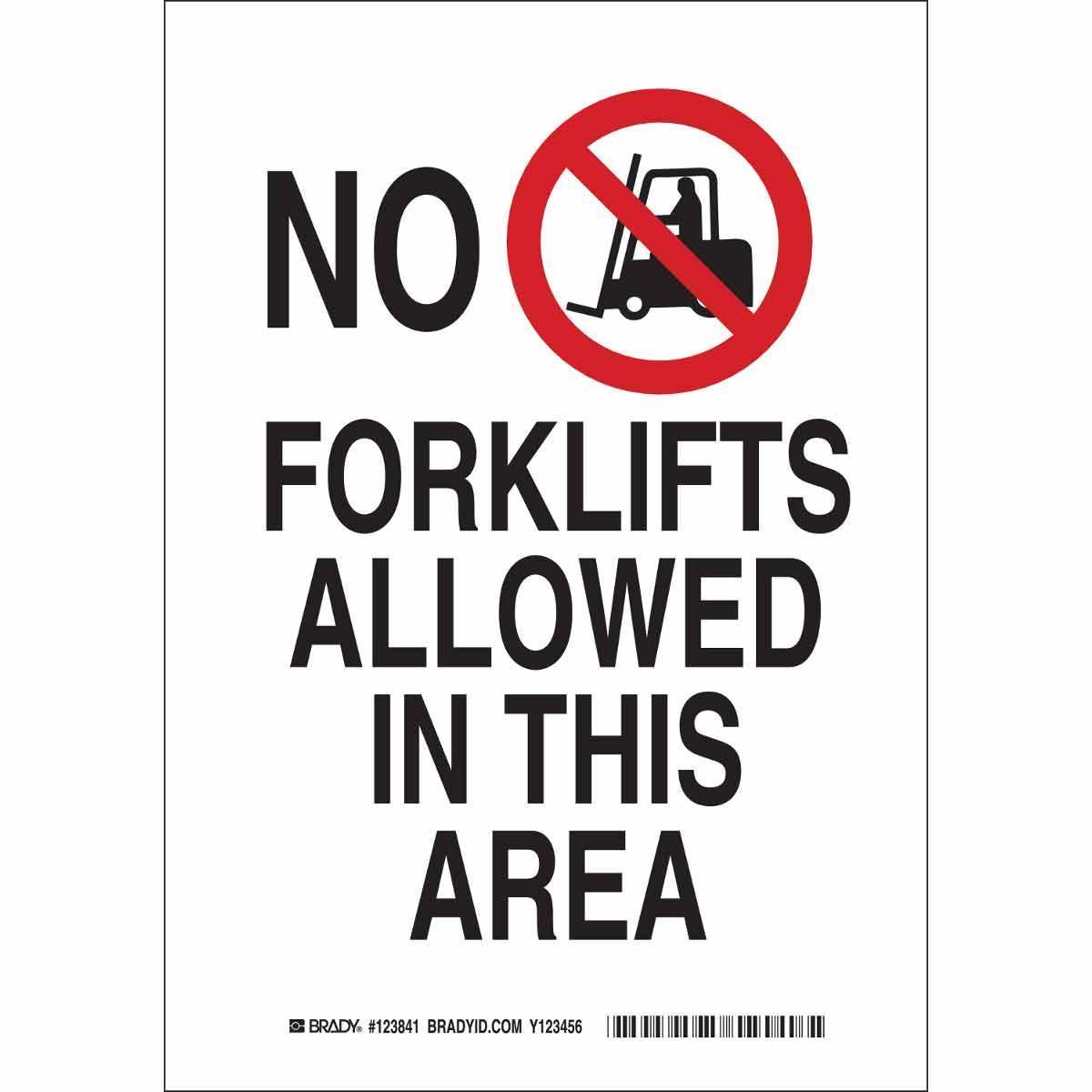 Brady® 123843 Accident Prevention Signs