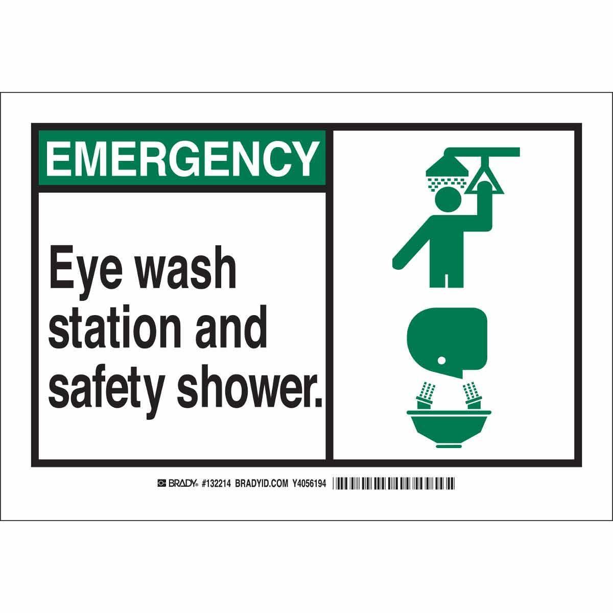 Brady® 132219 Fire, Emergency, Exit & First Aid Signs