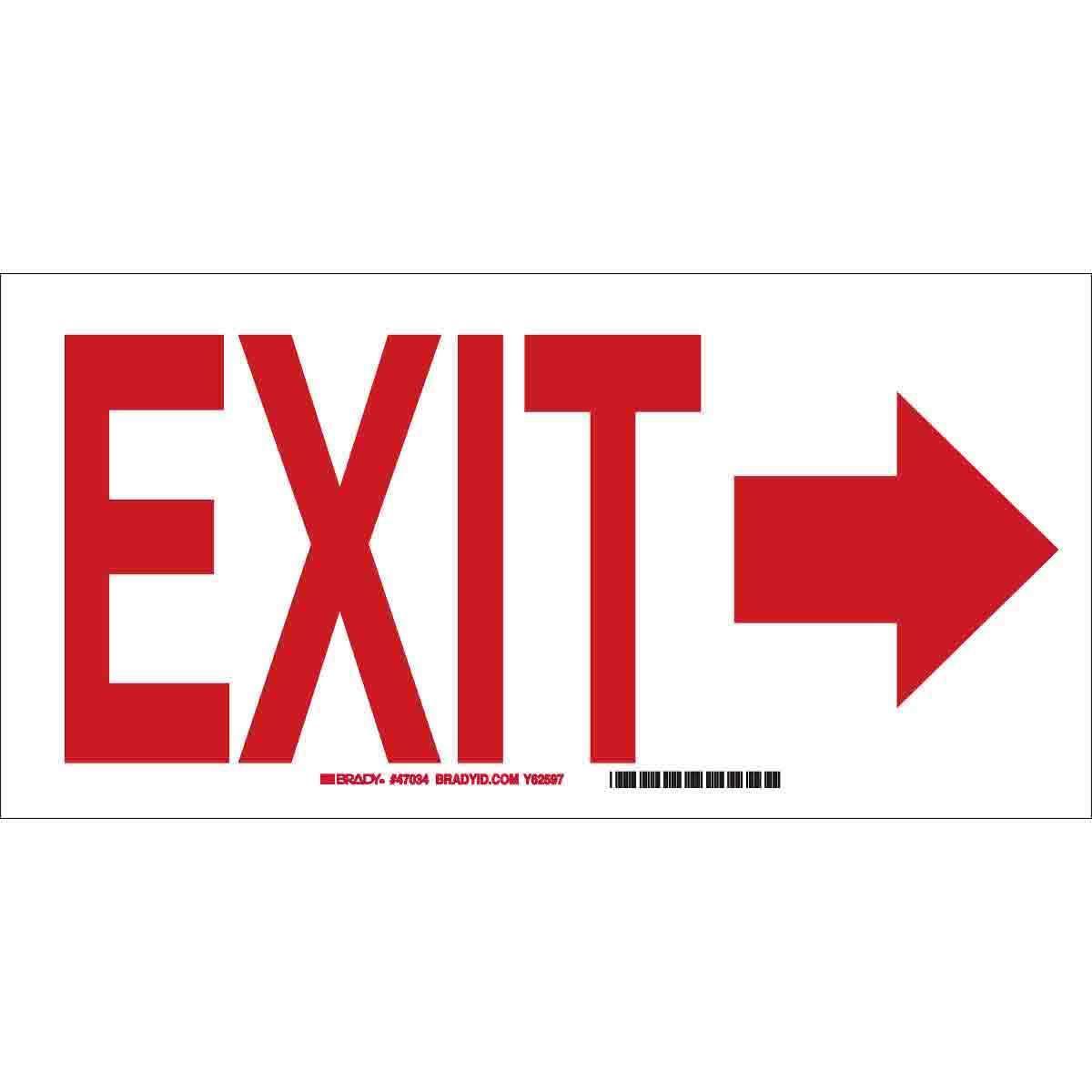Brady® 76067 Fire, Emergency, Exit & First Aid Signs