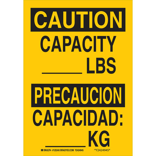 Brady® 125344 Accident Prevention Signs