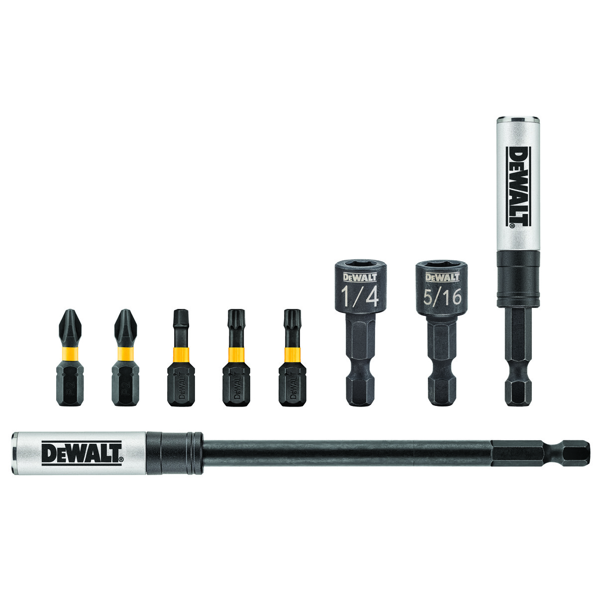 DeWALT® DWAFTAS-9 Power Screwdriver Bit Sets