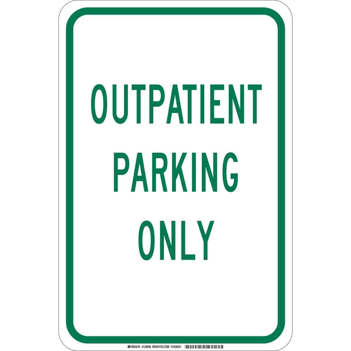 Brady® 129657 Parking & Traffic Signs