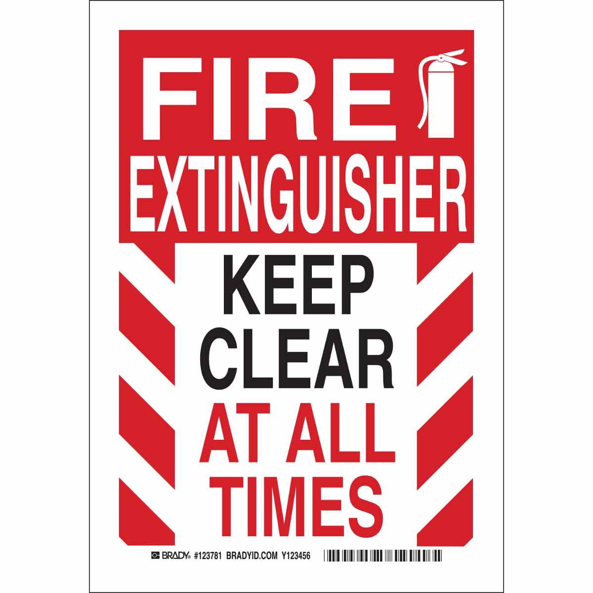Brady® 123783 Fire, Emergency, Exit & First Aid Signs