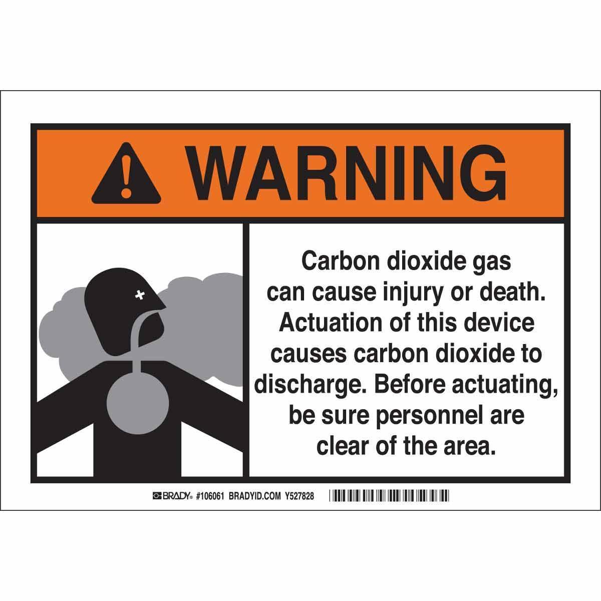 Brady® 106061 Chemical & Hazardous Material Signs