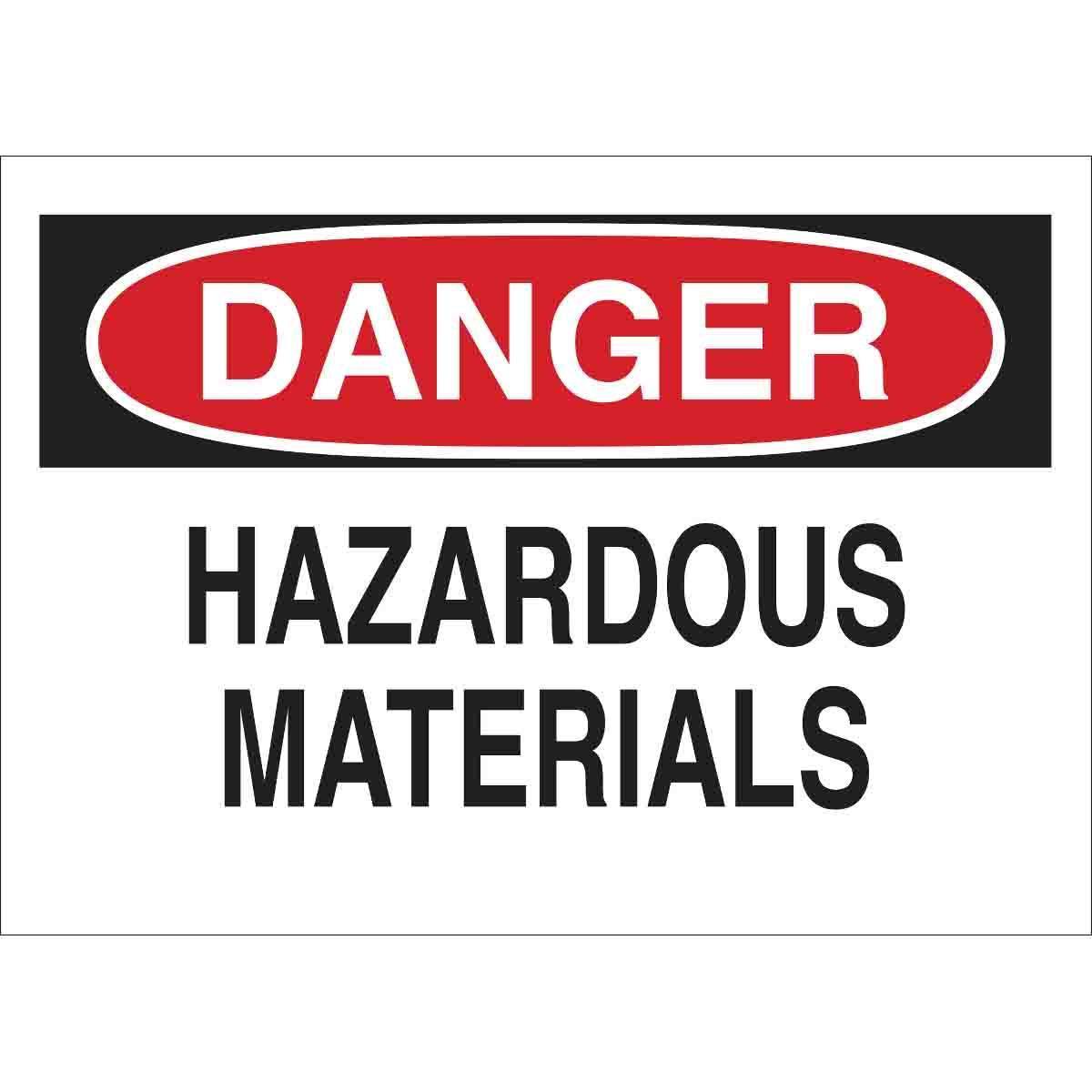Brady® 85498 Chemical & Hazardous Material Signs