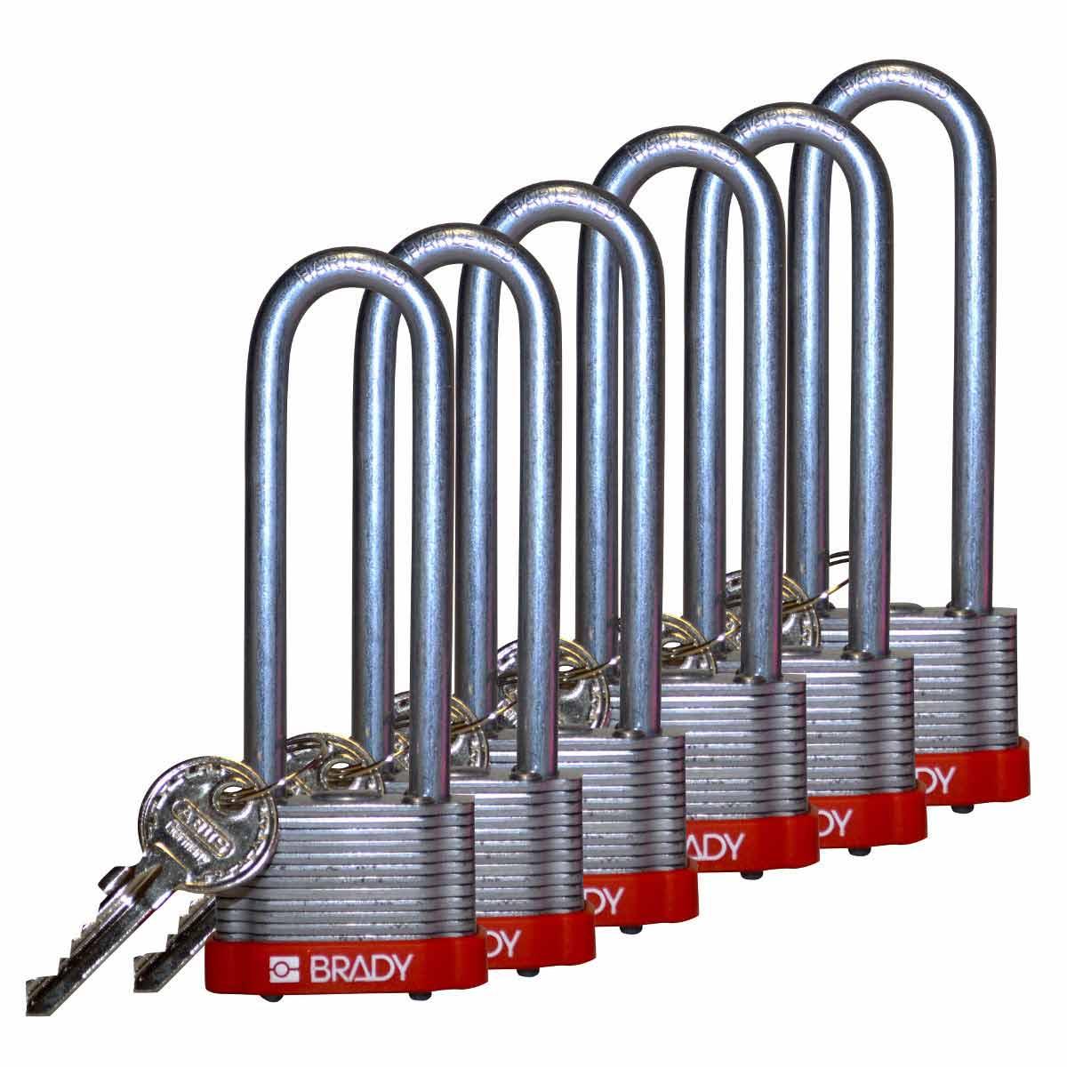 Brady® 123260 Lockout Padlocks