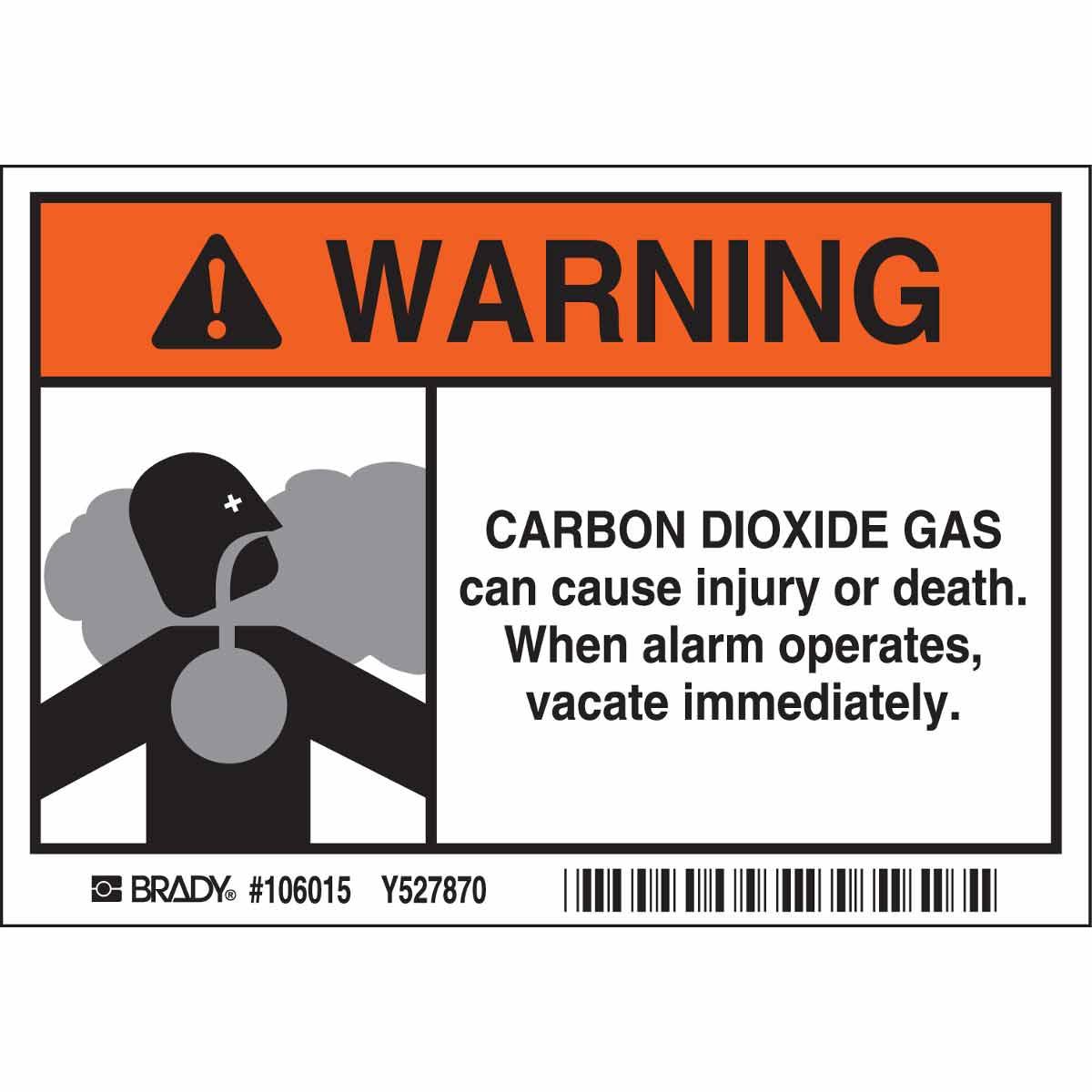 Brady® 106015 Chemical & Hazardous Material Signs