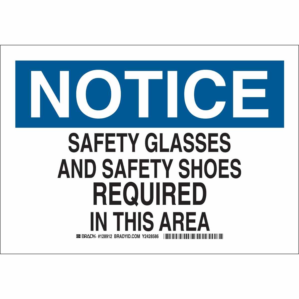 Brady® 128914 Accident Prevention Signs