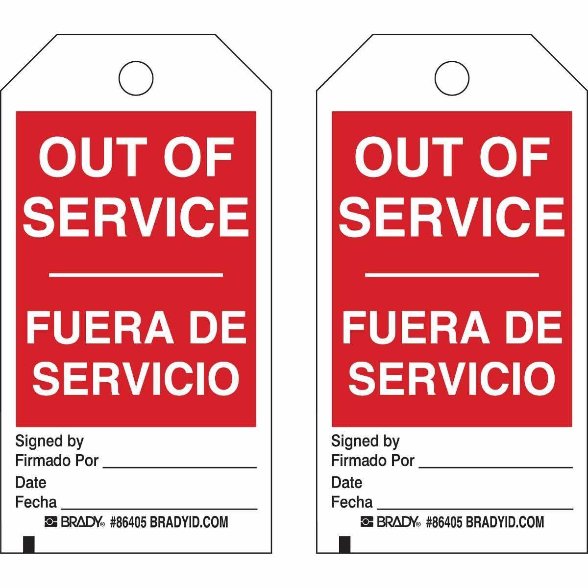 Brady® 86689 Safety & Facility Tags
