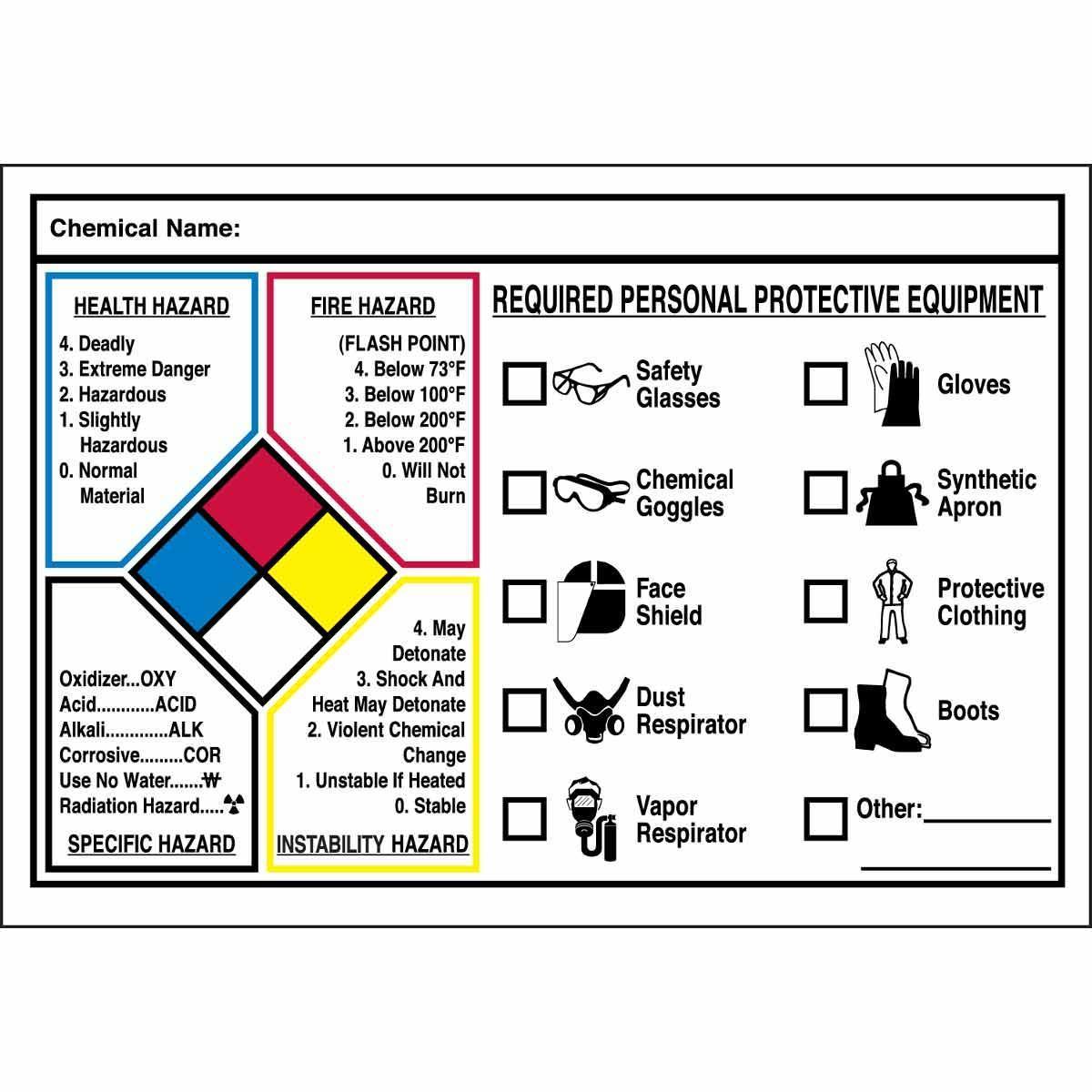 Brady® 53075 Safety & Facility Labels