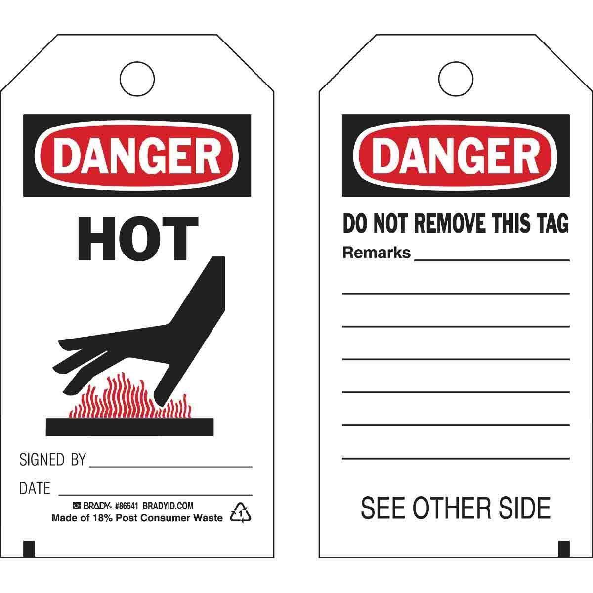 Brady® 86422 Safety & Facility Tags