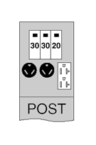 Midwest® U611CP6010 Unmetered Power Outlet Pedestals