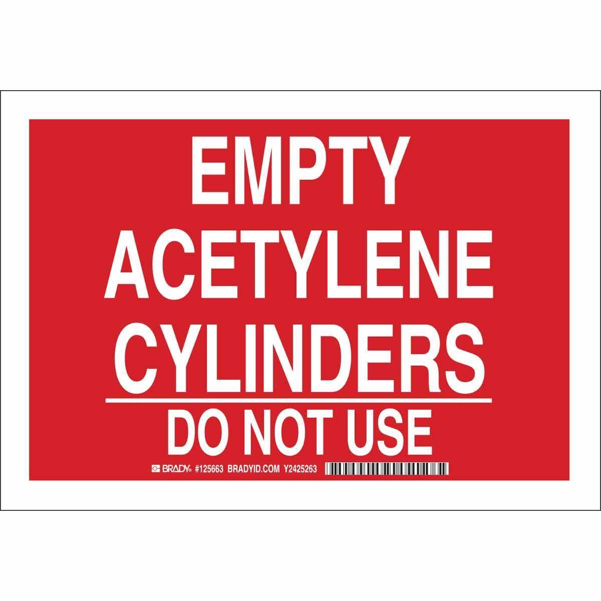 Brady® 125663 Chemical & Hazardous Material Signs