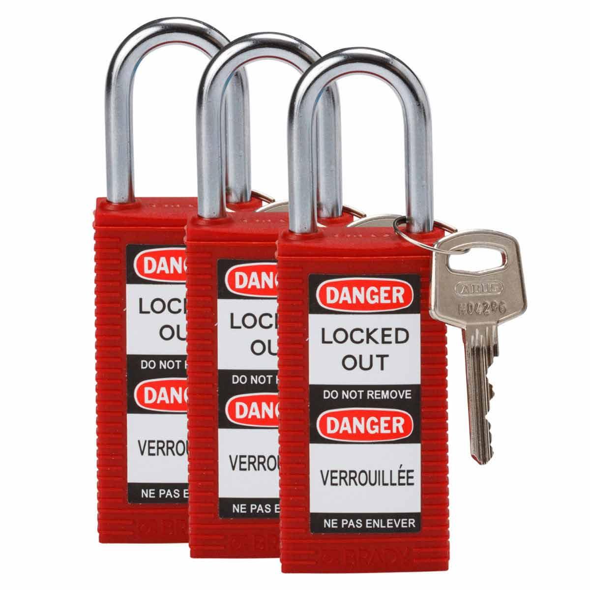 Brady® 123414 Lockout Padlocks