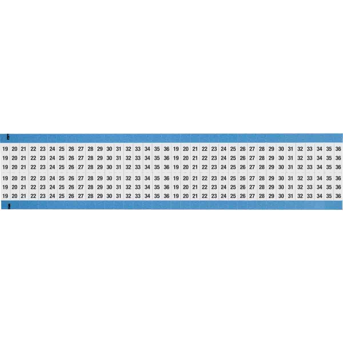 Brady® WM-19-36-SC-PK Wire Marker Cards
