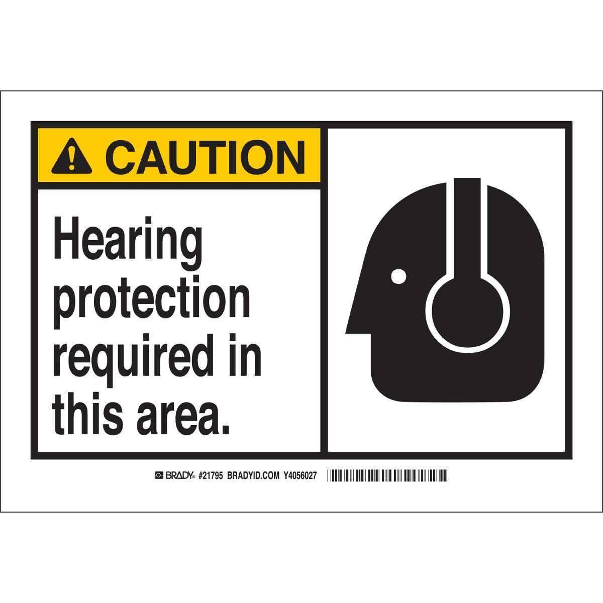 Brady® 62545 Accident Prevention Signs