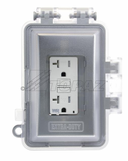 Southwire - Topaz WCIU1SD Weatherproof Device/Outlet Box Covers