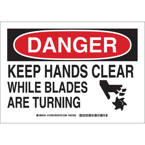 Brady® 127893 Accident Prevention Signs