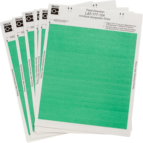 Brady® LAT-177-124-GR Wire & Component Labels
