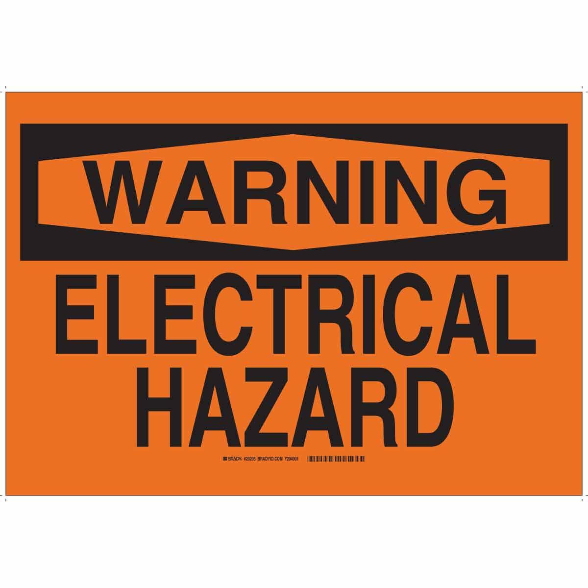 Brady® 20205 Accident Prevention Signs