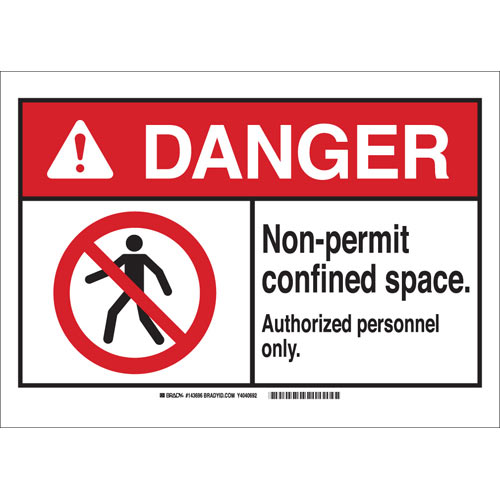 Brady® 143700 Accident Prevention Signs