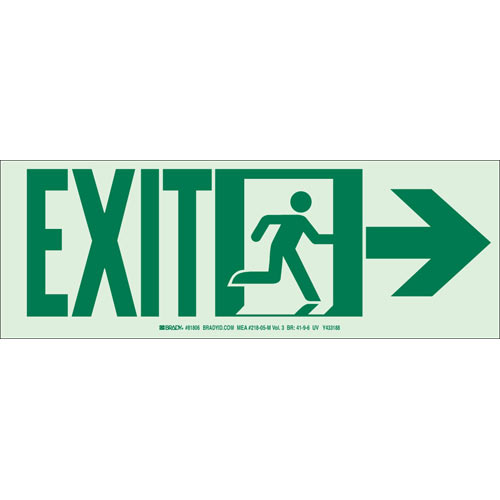 Brady® 114651 Fire, Emergency, Exit & First Aid Signs