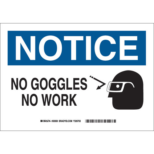 Brady® 59369 Accident Prevention Signs