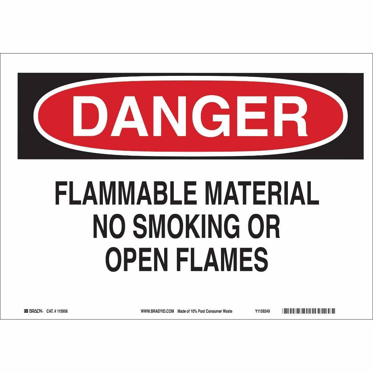 Brady® 118176 No Smoking & Restricted Activity Signs