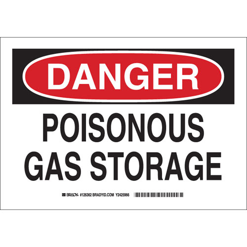 Brady® 126364 Chemical & Hazardous Material Signs