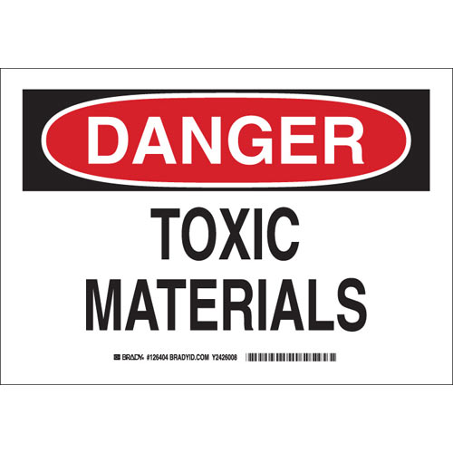 Brady® 126402 Chemical & Hazardous Material Signs