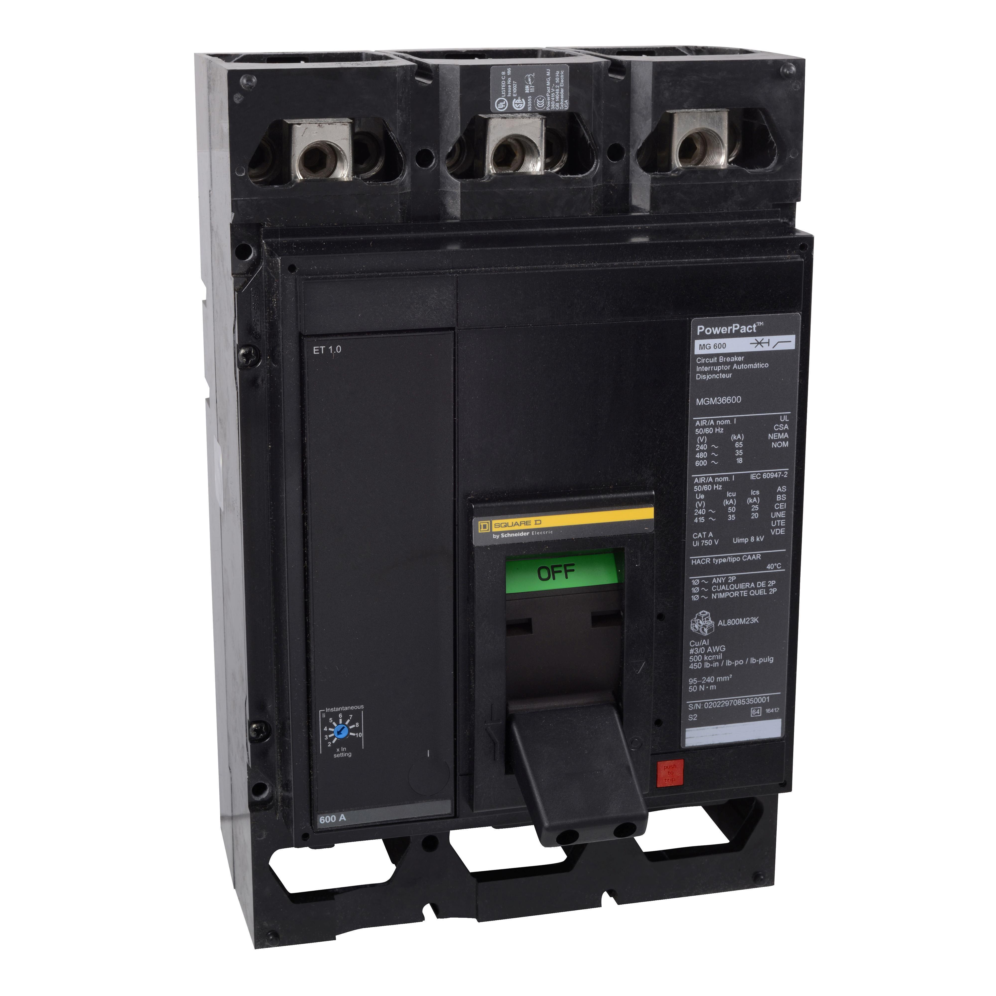 Square D™ MJP36800 Molded Case Circuit Breakers