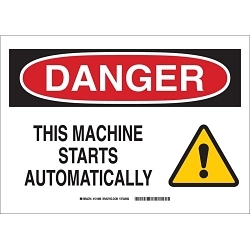 Brady® 131869 Accident Prevention Signs