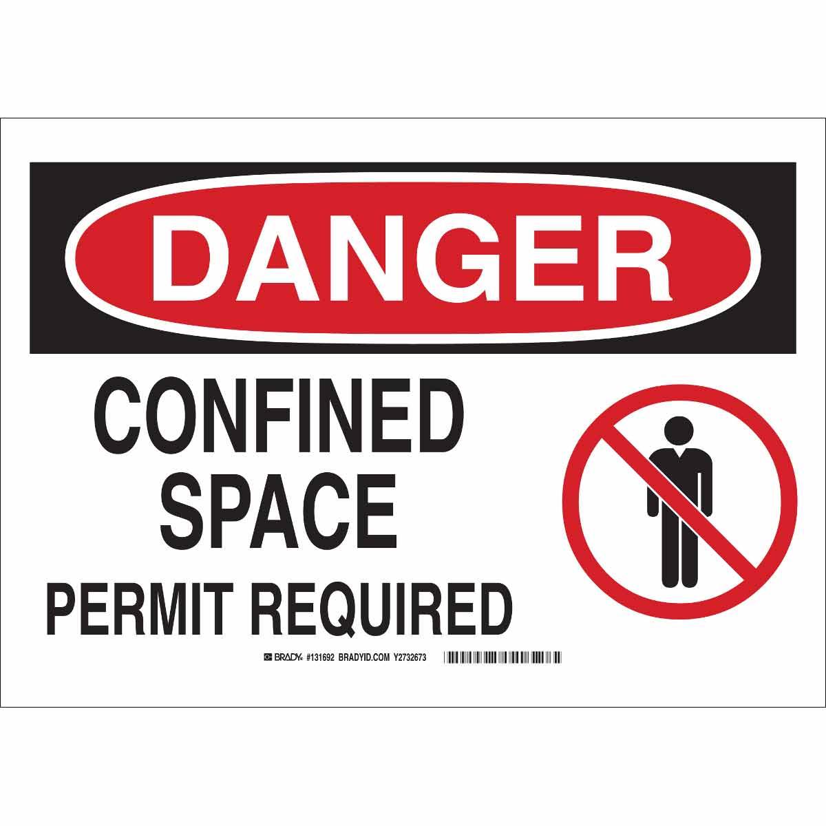 Brady® 131693 Accident Prevention Signs