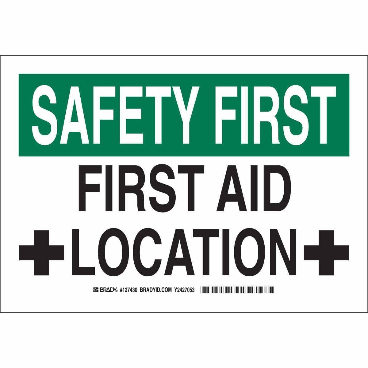 Brady® 127431 Fire, Emergency, Exit & First Aid Signs