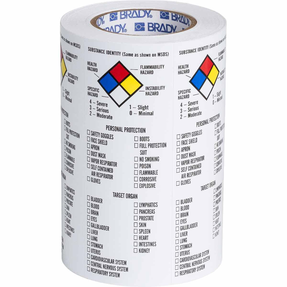 Brady® 121162 Safety & Facility Labels