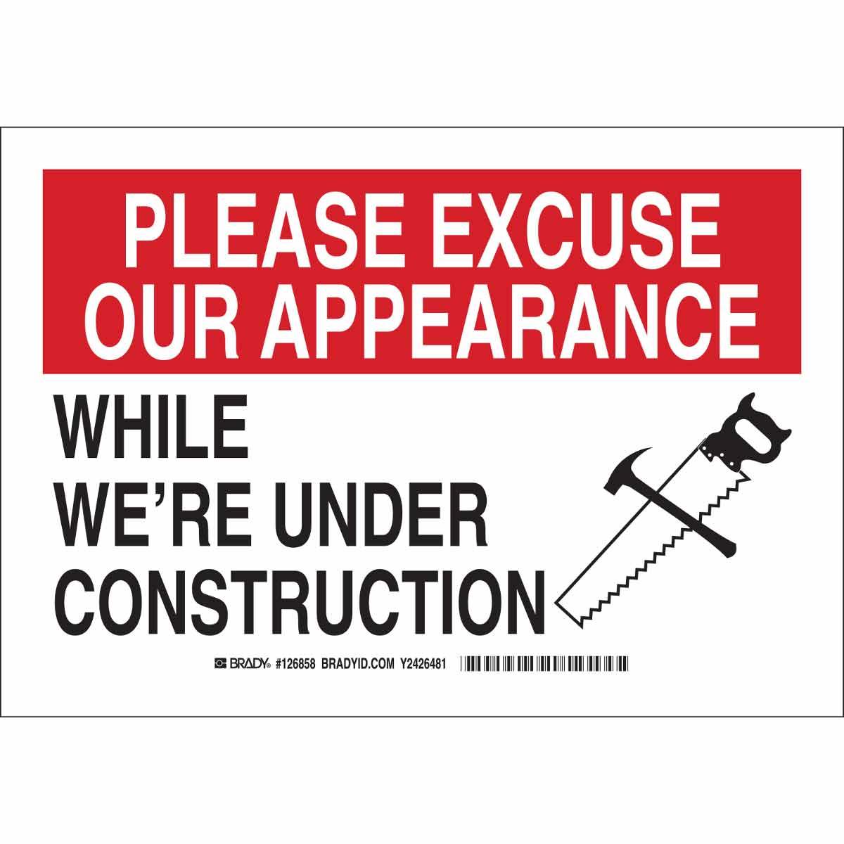 Brady® 126861 Accident Prevention Signs