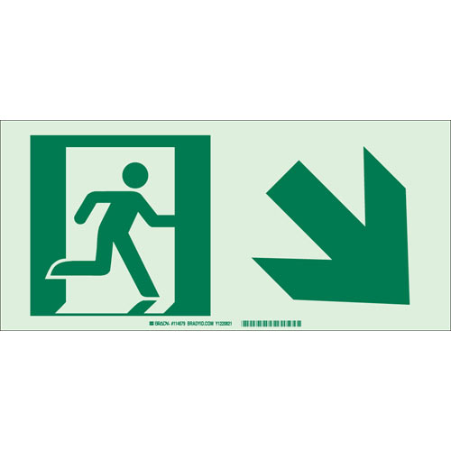 Brady® 114681 Fire, Emergency, Exit & First Aid Signs