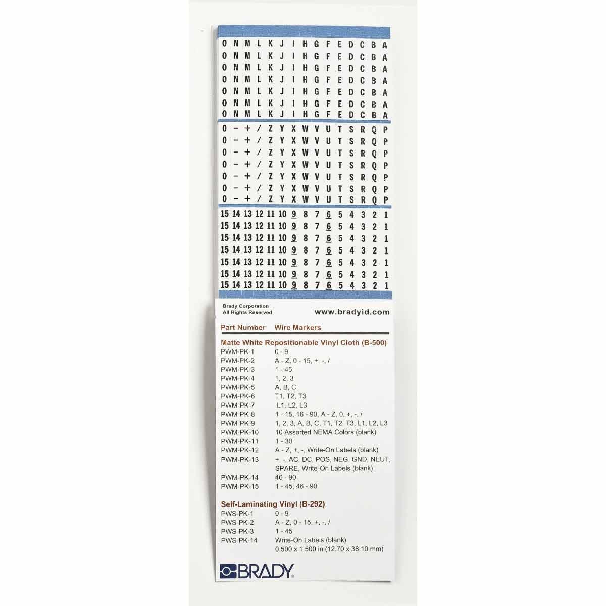 Brady® PWM-PK-2 Wire & Component Books