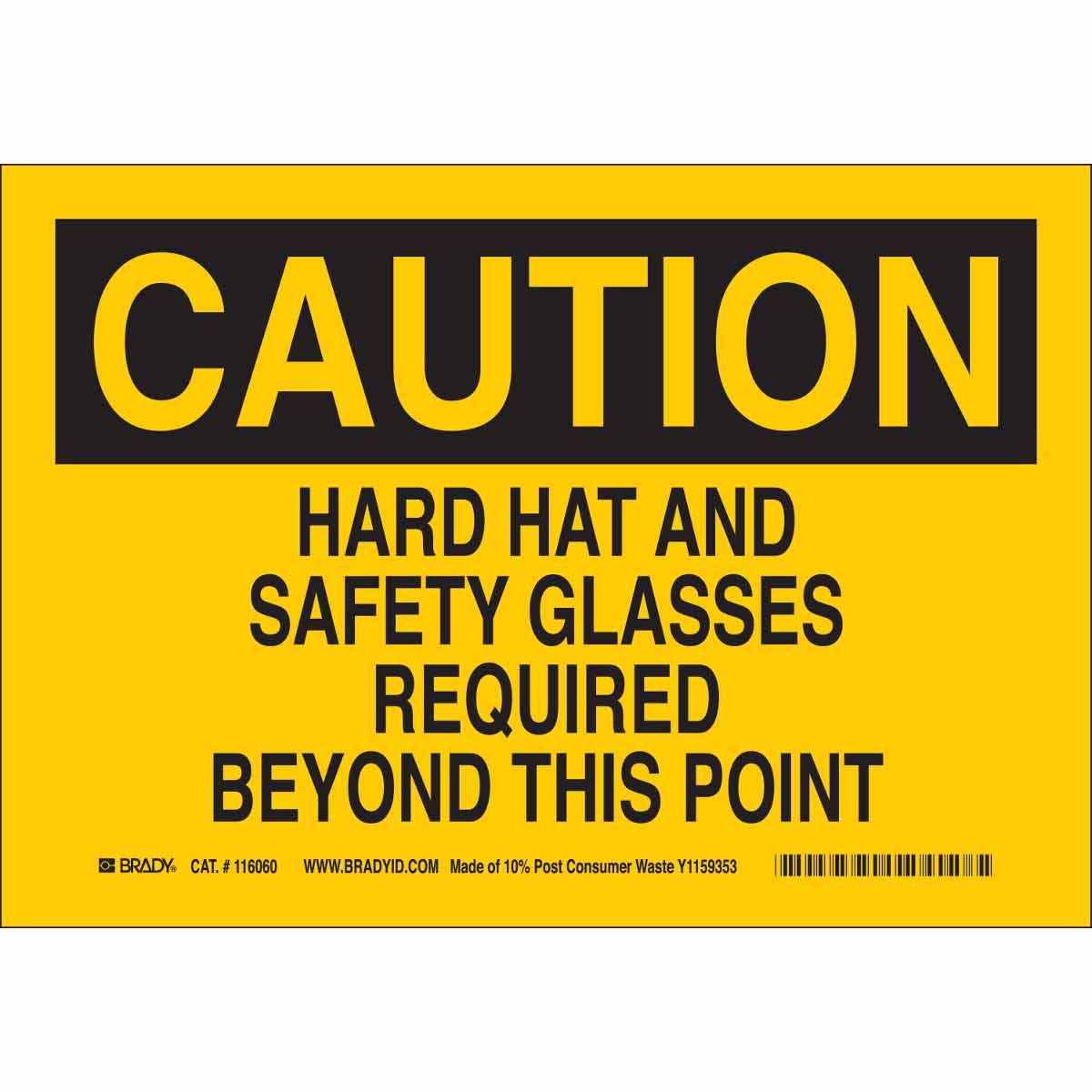 Brady® 118281 Accident Prevention Signs